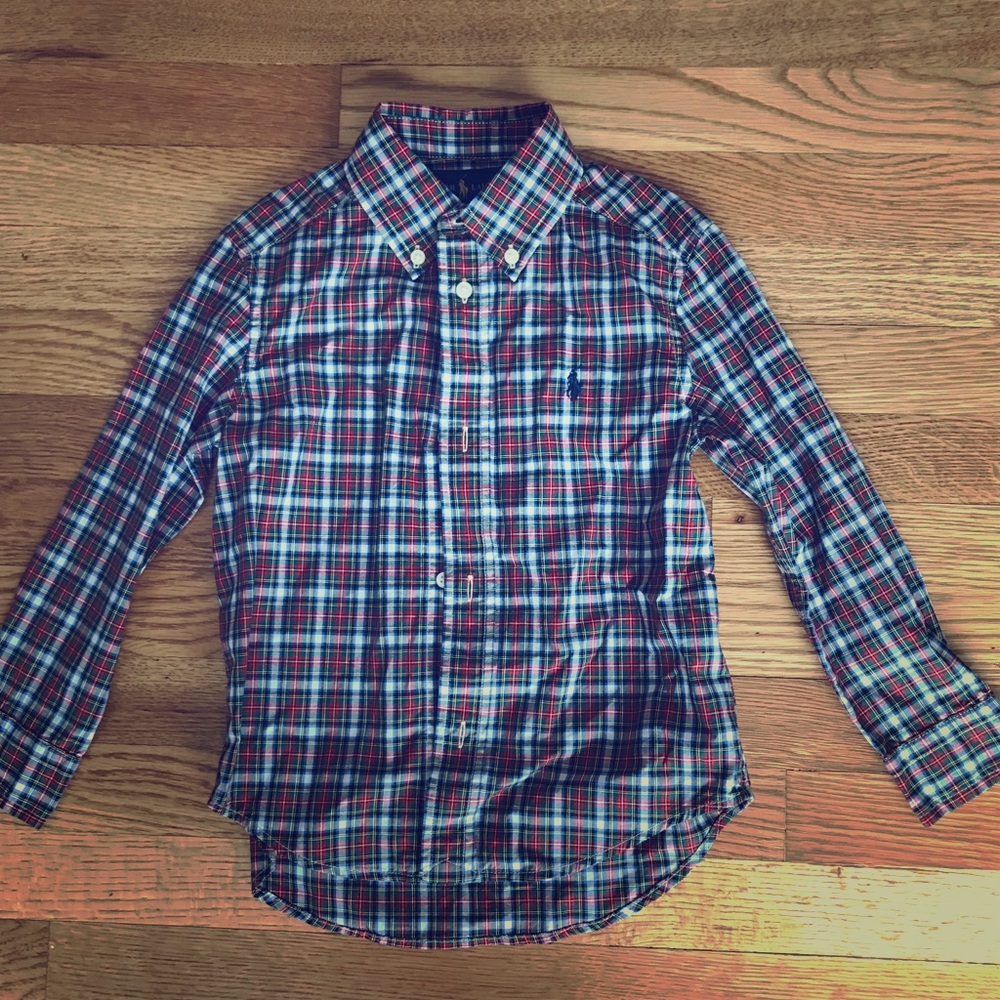 Ralph Lauren size 3 little boys button up